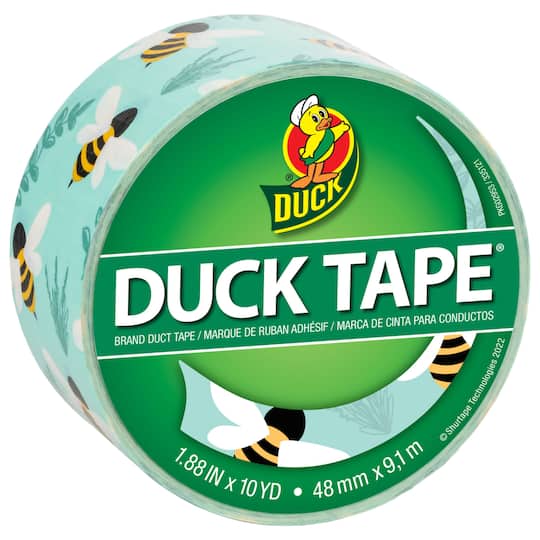 Duck Tape&#xAE; Blue Botanical Bees Duct Tape